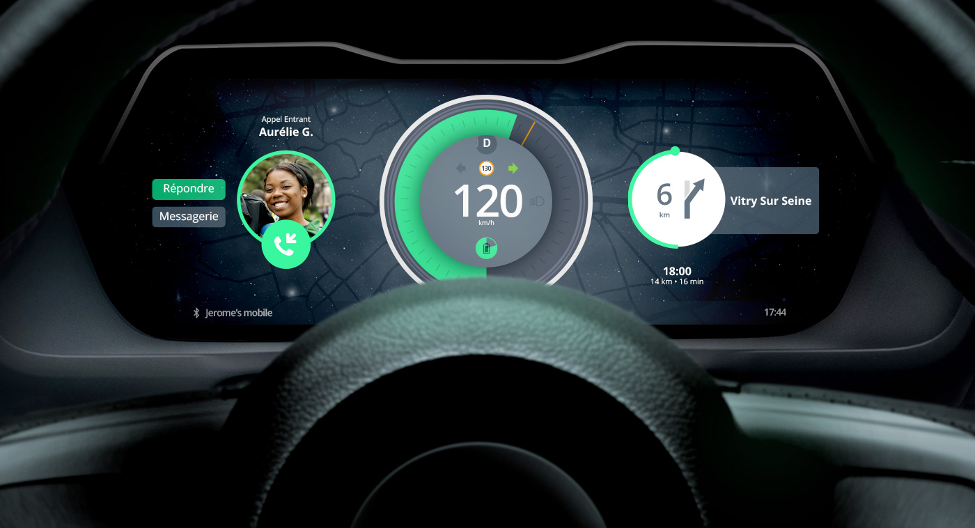 Dashboard Car UI